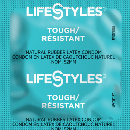 LifeStyles Tough lubricated condoms (formerly Extra Strength)