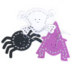 Witch, Spider, and Skull Lace up Cards