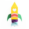Space Valentine Rocketship Treat Boxes - Download