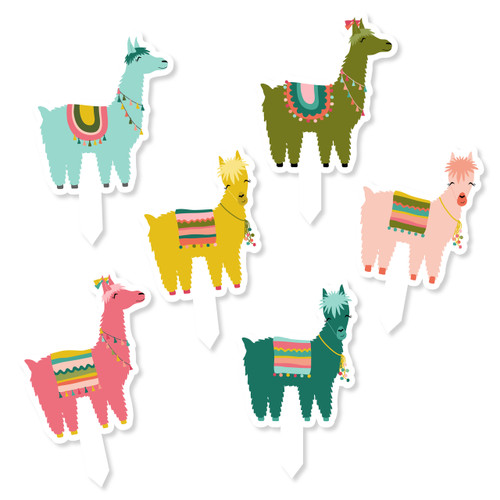 Llama Cupcake Toppers