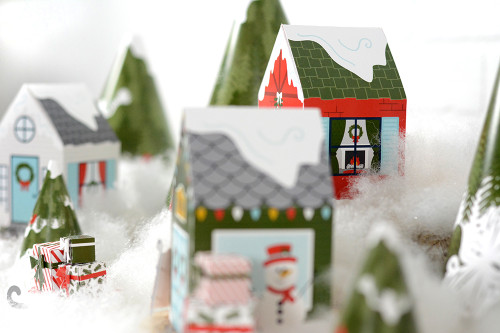 Download Printable Christmas Village Collection Pdf Svg