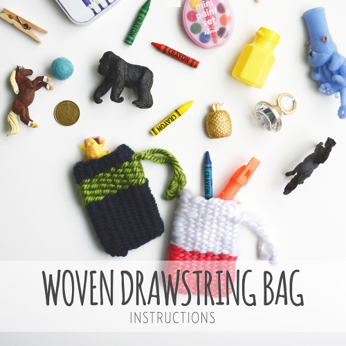 Drawstring Bag Weaving Instructions