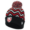 Gloucester Rugby 2025/26 Chevron Pom Pom Beanie