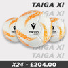 Taiga XI Training Ball - White/Neon Orange x 24