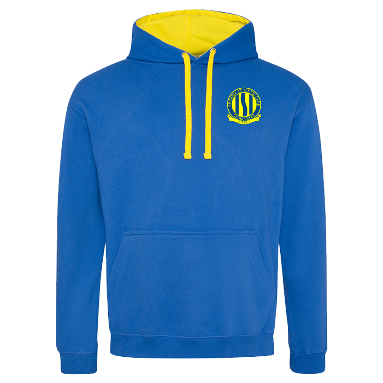 Royal blue and yellow hoodie best sale