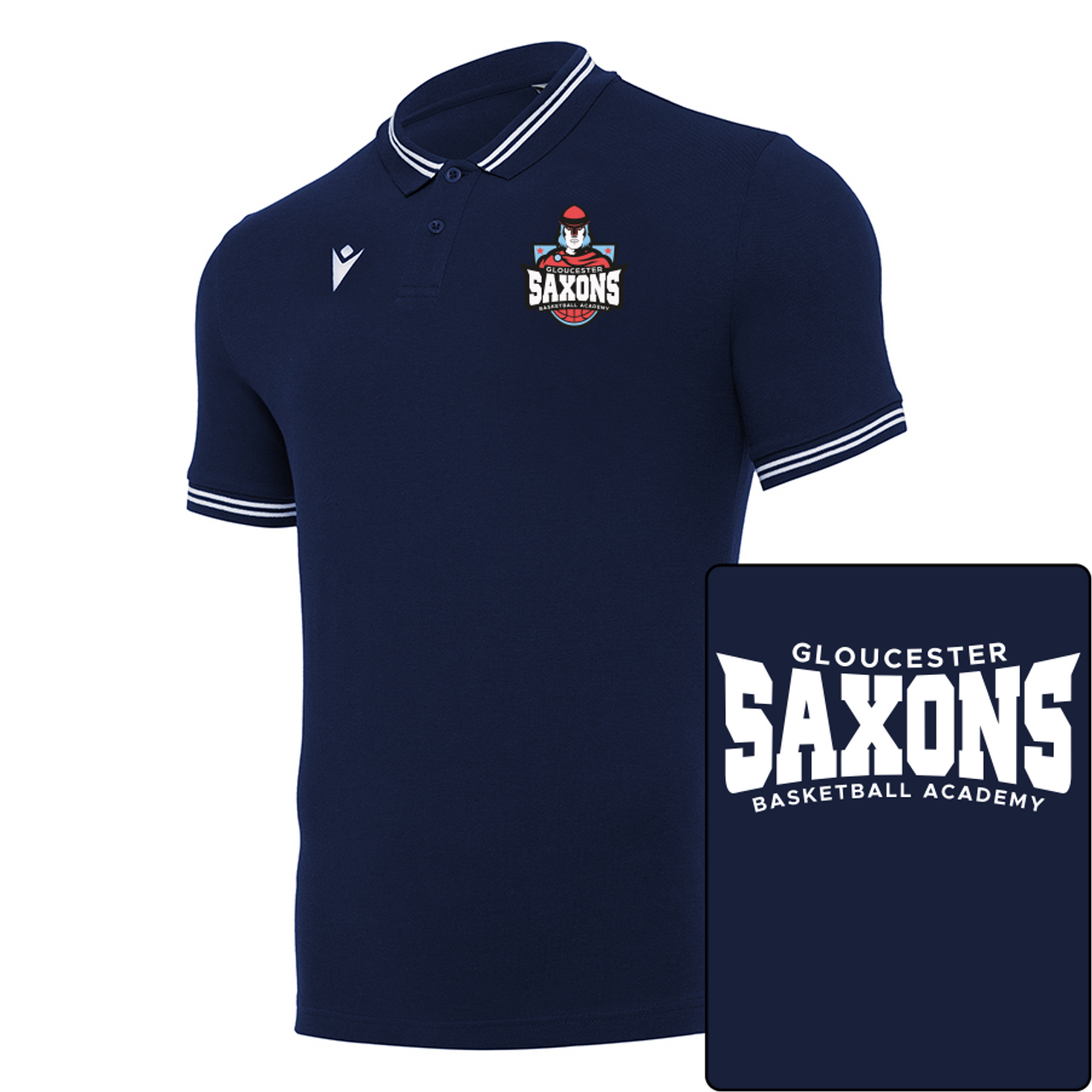 Gloucester Saxons Basketball Academy Polo Shirt