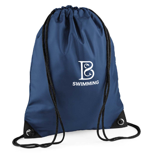 Bournemouth Collegiate School Swimming SNR Drawstring Bag