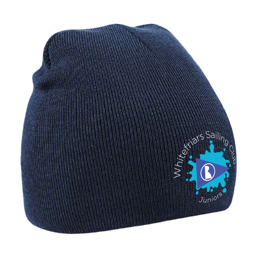 Whitefriars Sailing Club Juniors SNR Navy Blue Beanie Hat