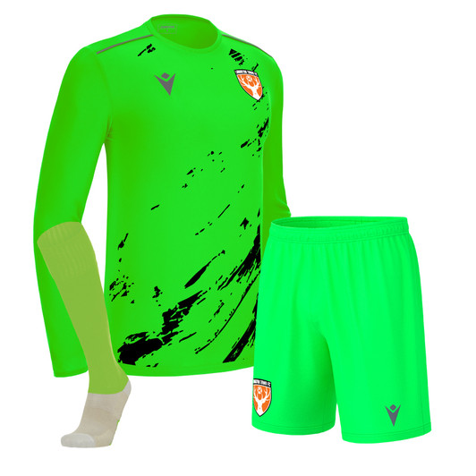 Loughton Town FC SNR Neon Green Goalkeeper Kit