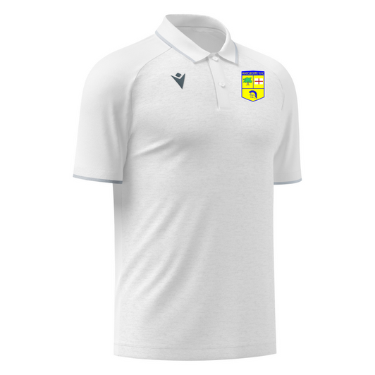 Hucclecote YFC SNR White Polo Shirt