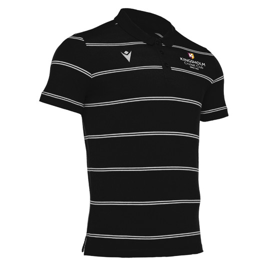 Kingsholm CC JNR Striped Jersey-Cotton Polo Shirt
