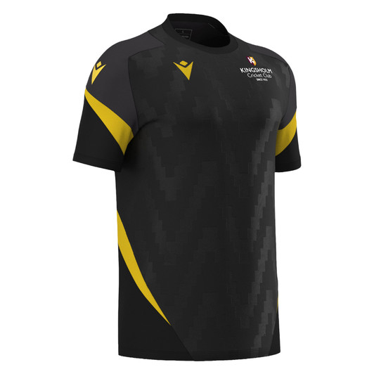 Kingsholm CC JNR Black/Yellow Training T-Shirt