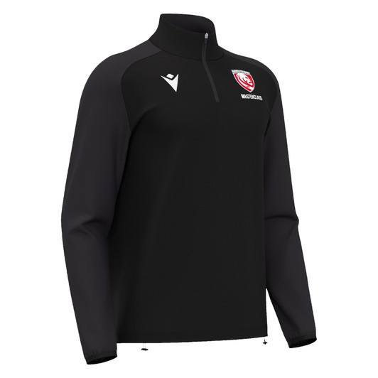 Gloucester Rugby Masterclass JNR Black 1/4 Zip Training Top