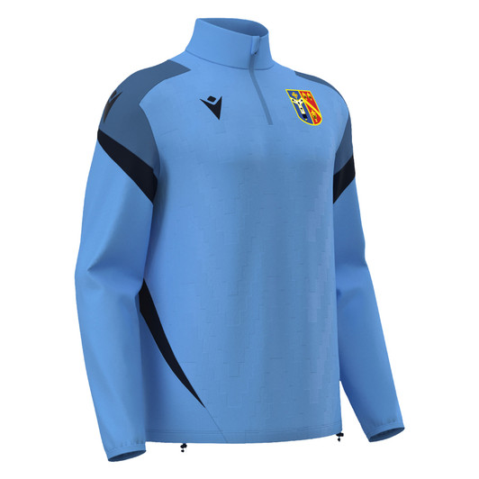 Archbishop Tenison's C of E High School Staff SNR Indigo Sky Blue/Navy Blue 1/4 Zip Top