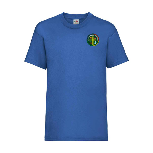 Littledean C of E Primary School JNR Royal Blue T-Shirt