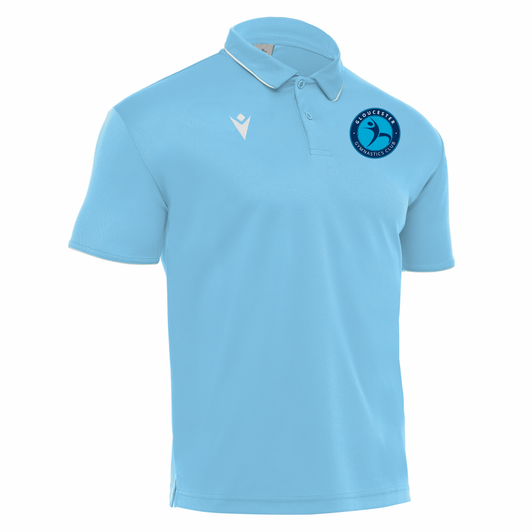 Gloucester Gymnastics Club JNR Sky Blue Polo Shirt