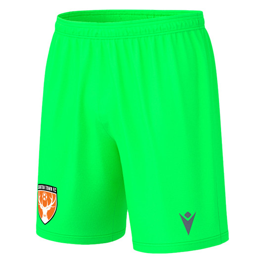 Loughton Town FC SNR Neon Green Goalkeeper Shorts