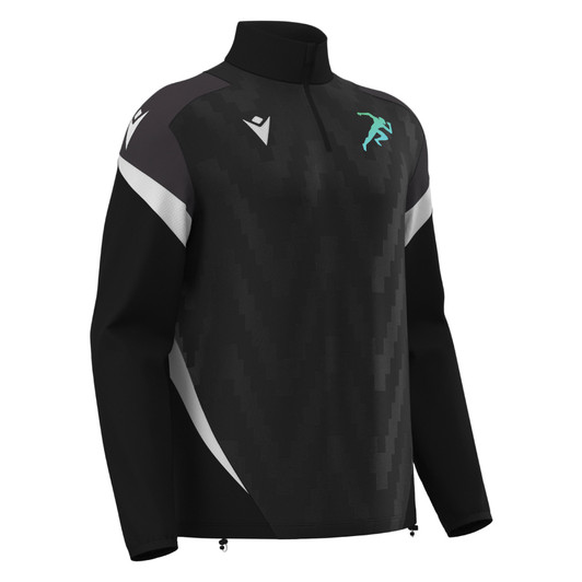 SpeedProject Training JNR Black/White 1/4 Zip Top