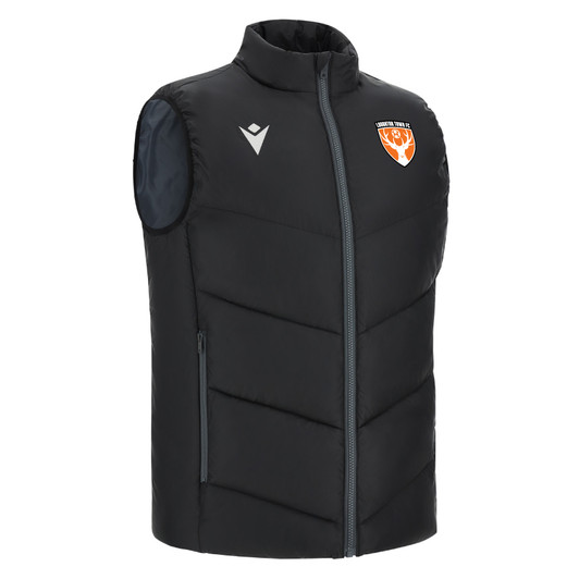 Loughton Town FC JNR Black Padded Gilet