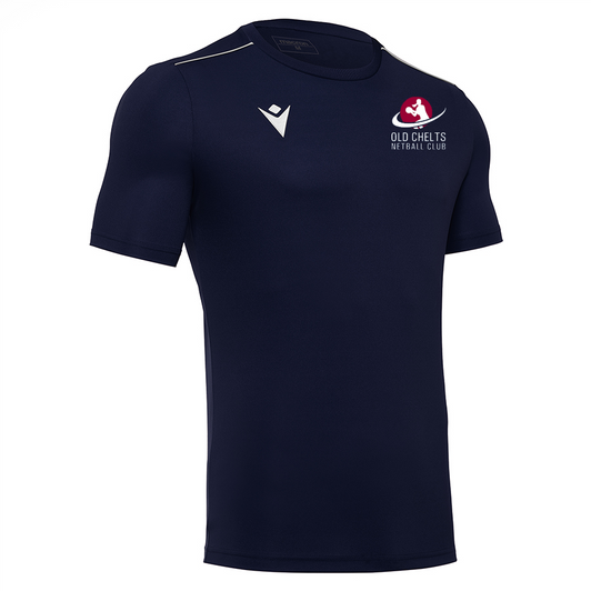 Old Chelts Netball Club JNR Navy Blue Training T-Shirt
