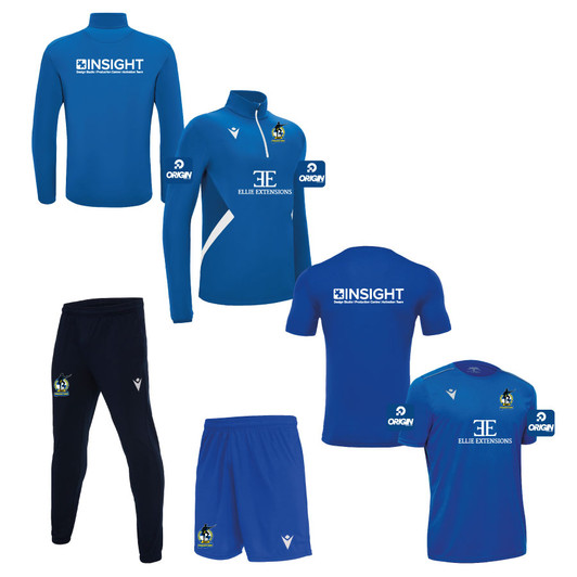 Bristol Rovers Women's FC JNR Men's Fit Player Pack
