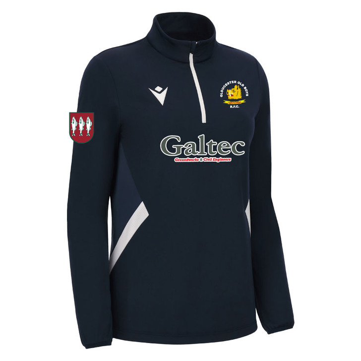 Gloucester Old Boys RFC JNR Womens ¼ Zip Training Top