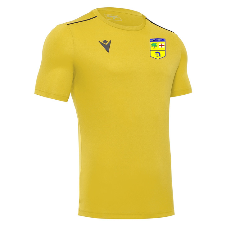 Hucclecote YFC JNR Yellow Training T-Shirt