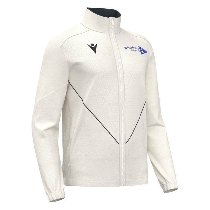 Whitefriars Sailing Club SNR Off-White/Gun Metal Premium Full Zip Tracksuit Jacket
