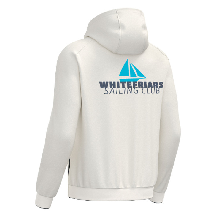 Whitefriars Sailing Club Juniors JNR Off-White/Gun Metal Heavy Polycotton Hoodie