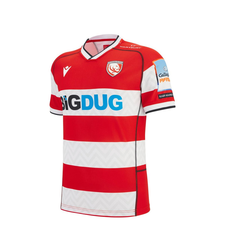 Gloucester Rugby 2025/26 Junior Home Replica Shirt