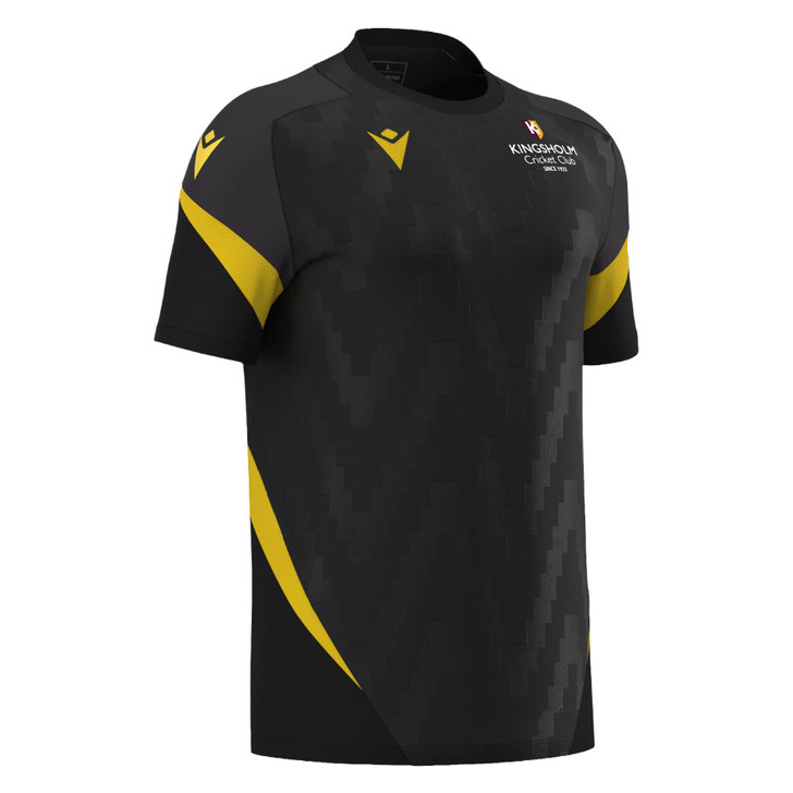 Kingsholm CC SNR Black/Yellow Training T-Shirt