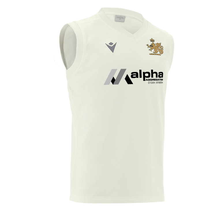 Ombersley CC JNR Off-White Sleeveless Pullover