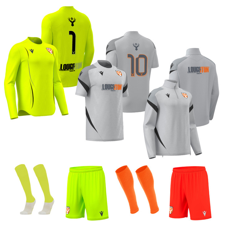 Loughton Town FC JNR Goalkeeper Package 4 (1/4 Zip Top)