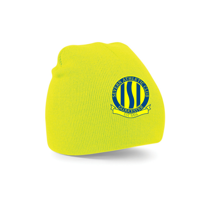 Severn AC Neon Yellow Beanie Hat