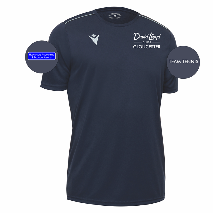 David Lloyd Tennis JNR Navy Blue T-Shirt