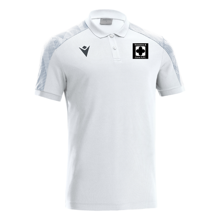 Staunton & Corse AFC SNR White/Silver Polo Shirt