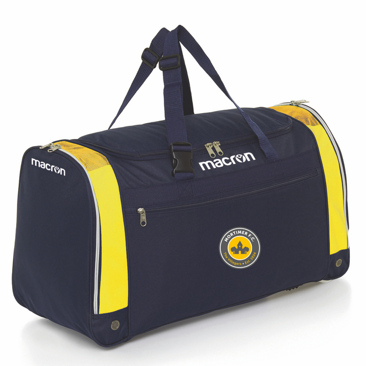 Mortimer FC SNR Navy Blue/Yellow Holdall