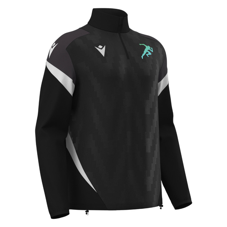 SpeedProject Training JNR Black/White 1/4 Zip Top