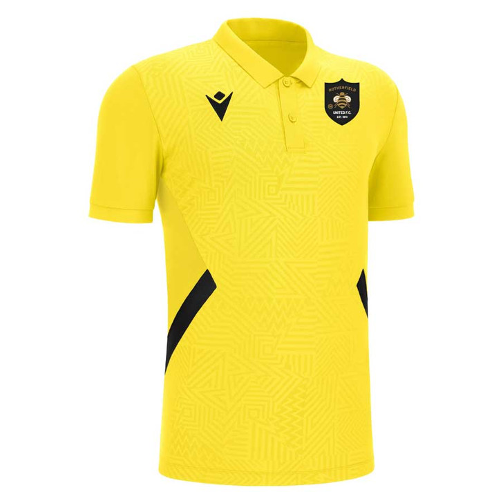 Rotherfield United FC JNR Yellow/Black Polo Shirt