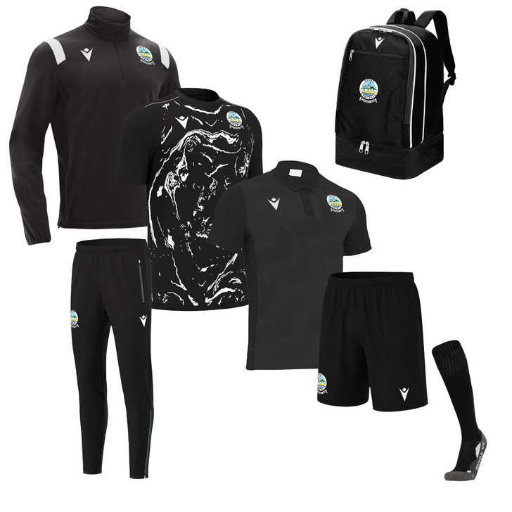 Dover Athletic FC Youth SNR Players Training/Away Kit Bundle