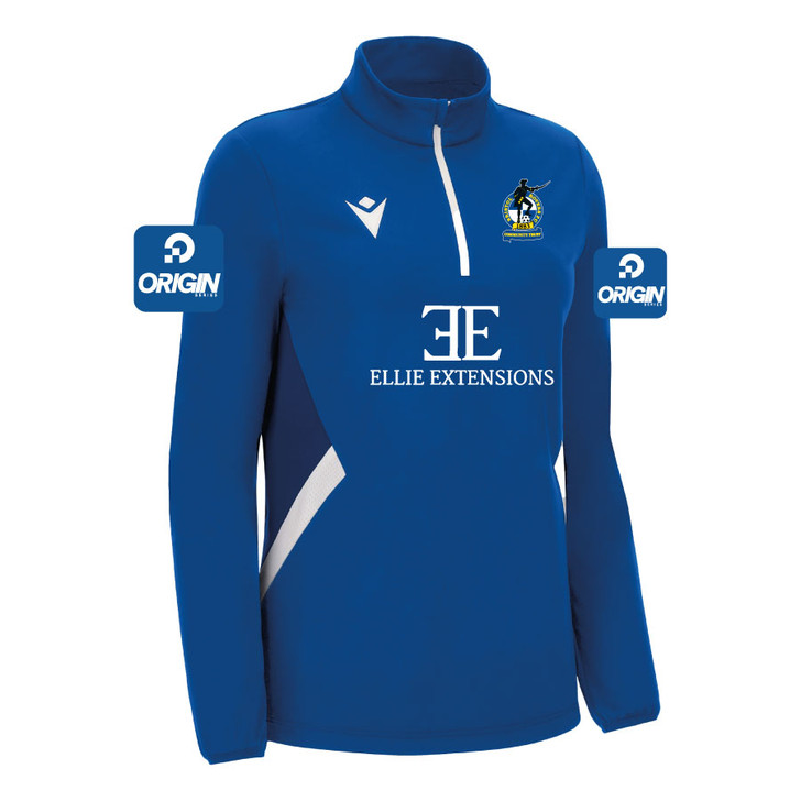 Bristol Rovers Women's FC JNR Women's Fit 1/4 Zip Training Jersey