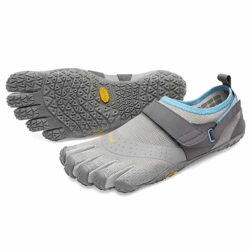vibram fivefingers V-AQUA ウォーターシューズ FiveFingers V-Aqua Women Grey/Blue - Barefoot & More