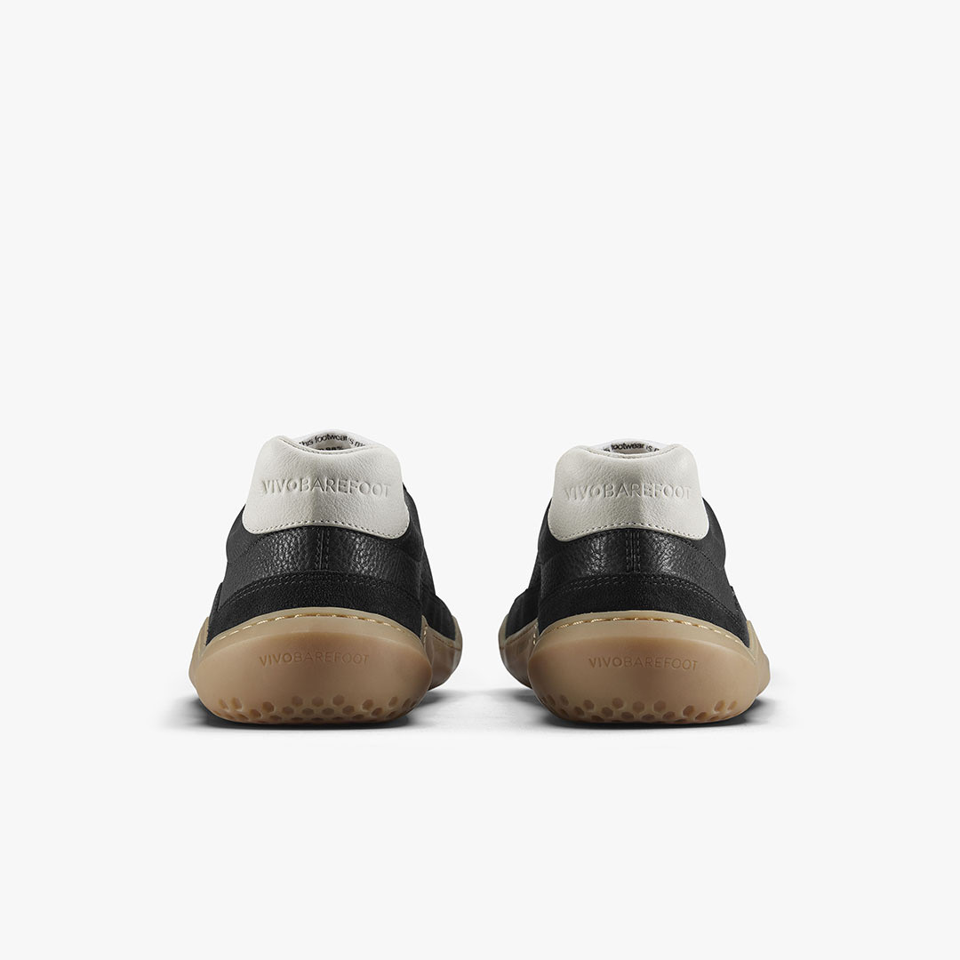 Gobi II Sneaker Premium Leather Men Raven - Barefoot & More