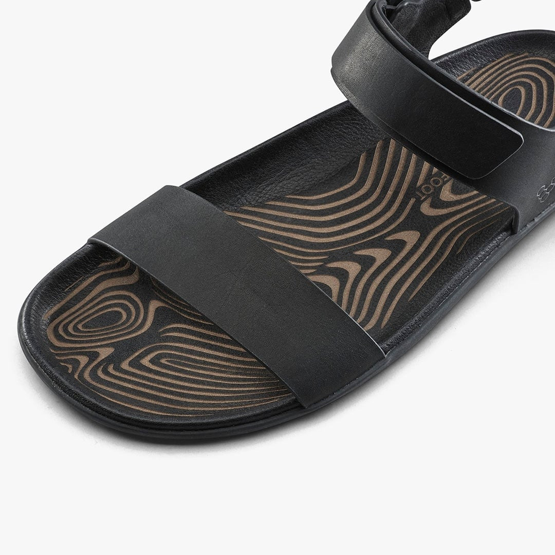 Sensus Yin Sandal Ladies Obsidian - Barefoot & More