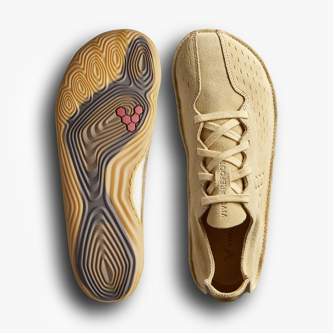 Sensus Ladies Suede Beige - Barefoot & More