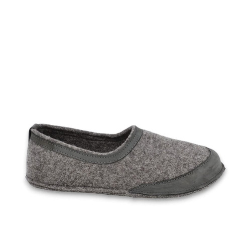Oma King Warm Slippers Dark Grey barefoot slof