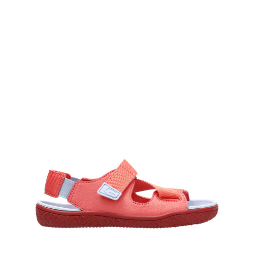 Groundies Twig Kids Rouge/Sky Blue barefoot sandaal kind