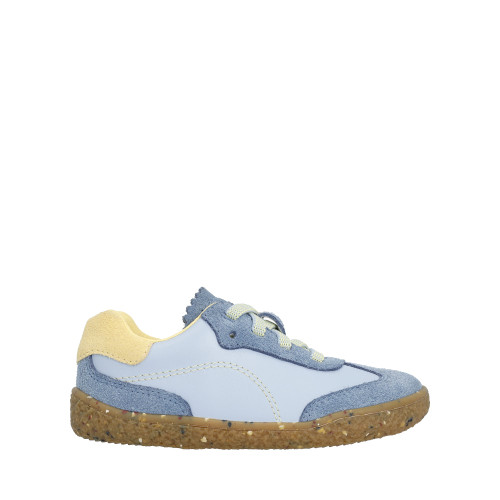 Groundies Panama Kids Sky Blue/Lemon Cream barefoot kinderschoen