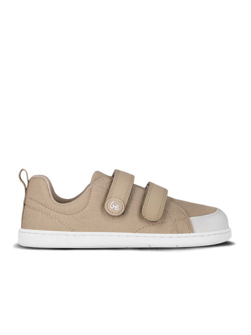 Be Lenka Canvi Kids Light Brown brede barefoot kinderschoen