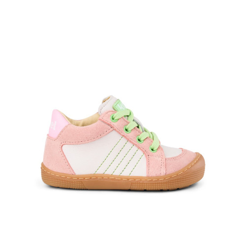 Koel Dion Suede Old Pink barefoot babyschoen
